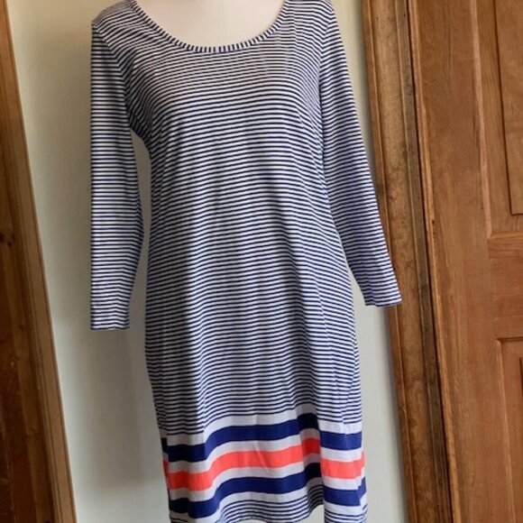 LILLY PULITZER Bomber Blue Exotic Garden Engineered Beacon Dress Size M - Picture 7 of 16